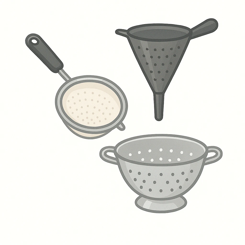 Utensil Filtering & Strain.