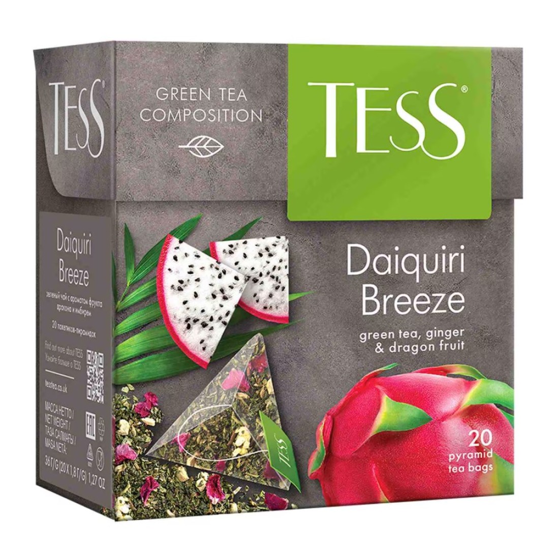 Tess Daiquiri Breeze Green 20 Tea Bags