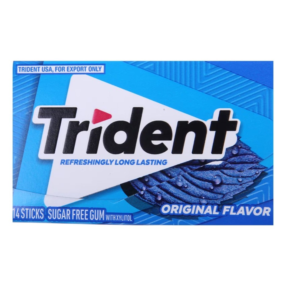 Trident Sugar-Free Gum Sticks Original Flavour 14 Sticks