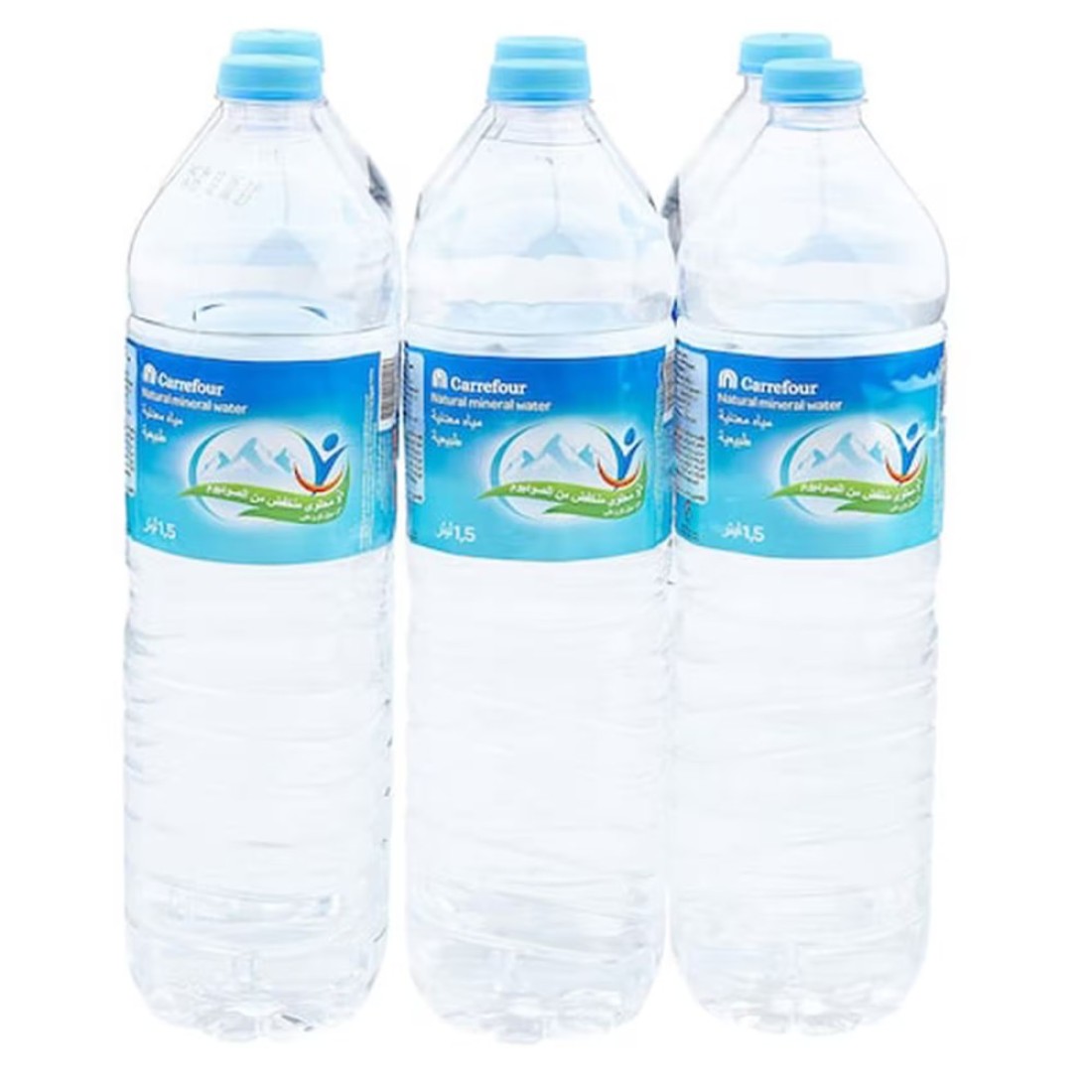 Carrefour Natural Mineral Water 1.5L Pack of 6