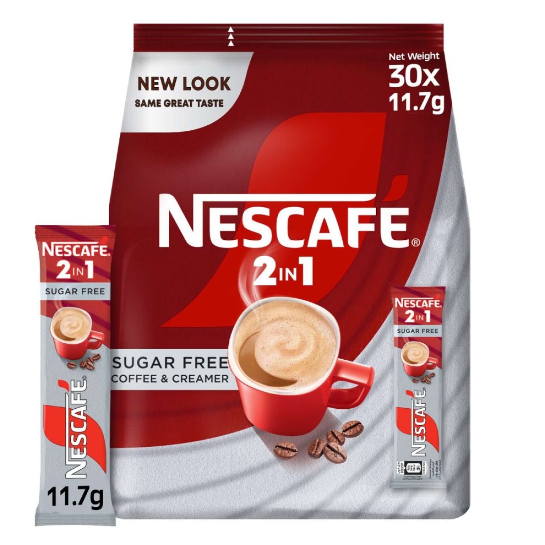 Nescafe 2in1 Coffee Sugarfree,11.7g Pack of 30