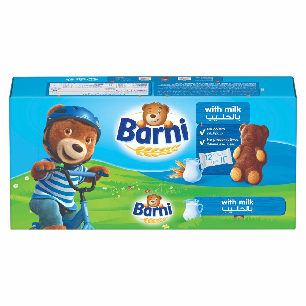 Barni Milk Cake 30g Pack of 12