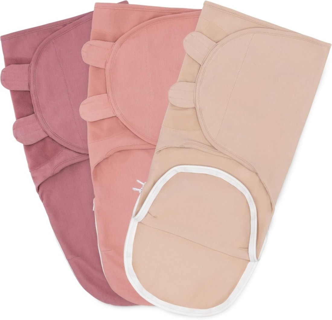 Comfy Cubs Swaddle Blankets for Baby Girl & Boy, Easy Adjustable Sleep Sack with Easy Access Zipper for Diaper Changes, Baby Blankets 0-3 Months for Newborn