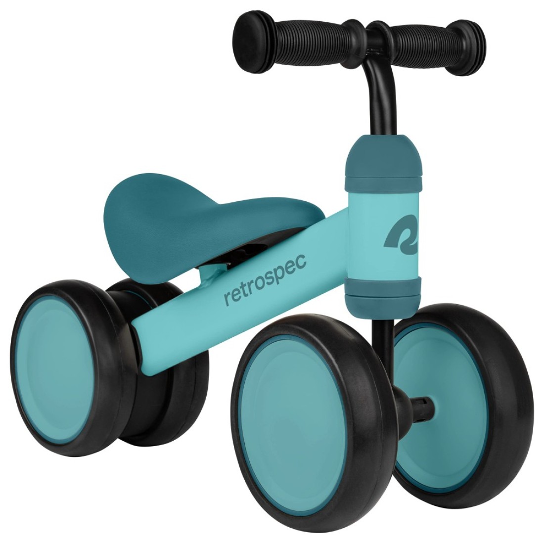 Retrospec Cricket Baby Walker Balance Bike with 4 Wheels for Ages 12-24 Months - Toddler Bicycle Toy for 1 Year Old’s - Ride On Toys for Boys & Girls