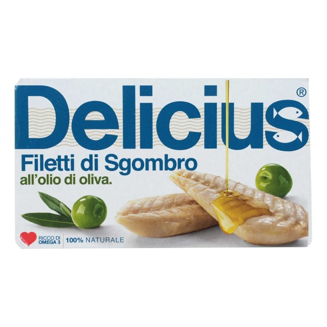 Delicius Mackerel Fillets In Olive Oil 125g
