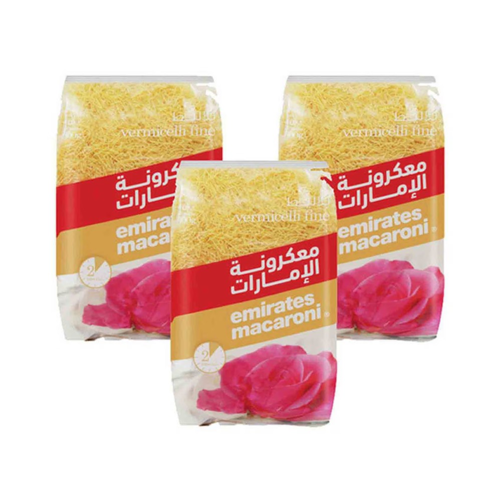 Emirates Macaroni Pasta 400g Pack of 3