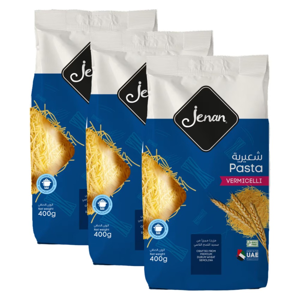Jenan Vermicelli Pasta 400g Pack of 3