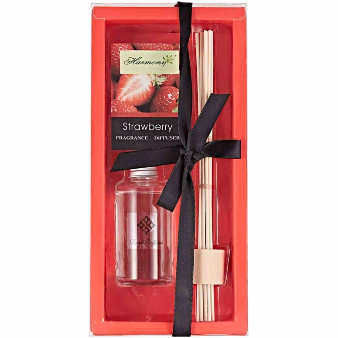 Harmony Strawberry Scented Diffuser With Sticks Clear 10 count