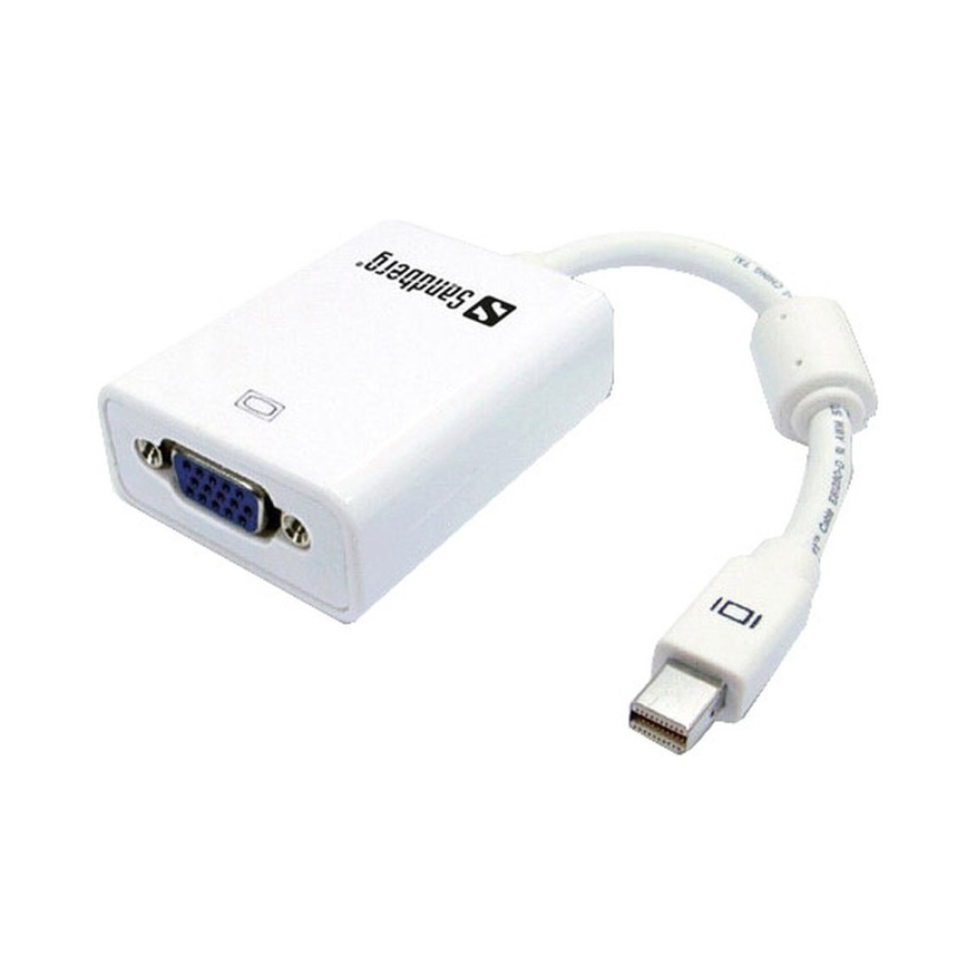Sandberg Mini Display Port VGA Adapter White