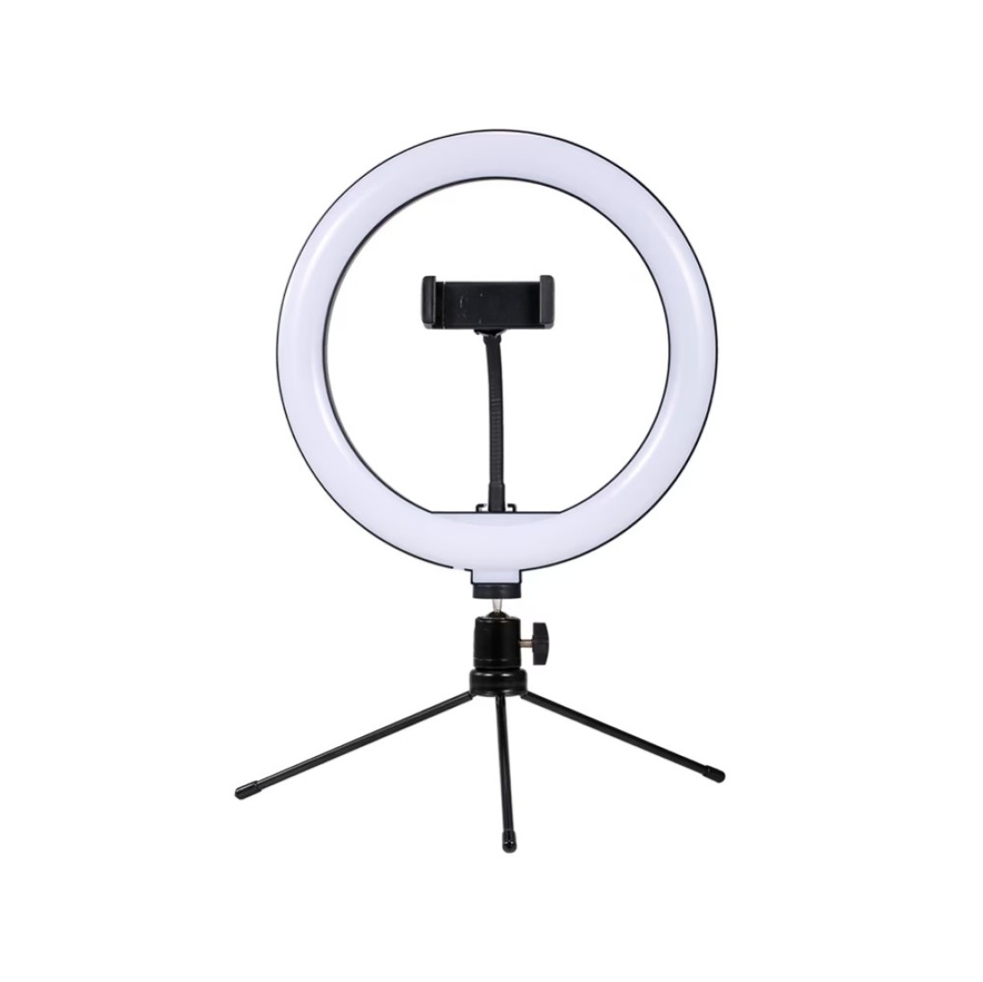 Generic-10inch LED Desktop Video Ring Light Selfie Lamp With Desktop Tripod Stand USB Plug For YouTube Tik Tok Live Streaming