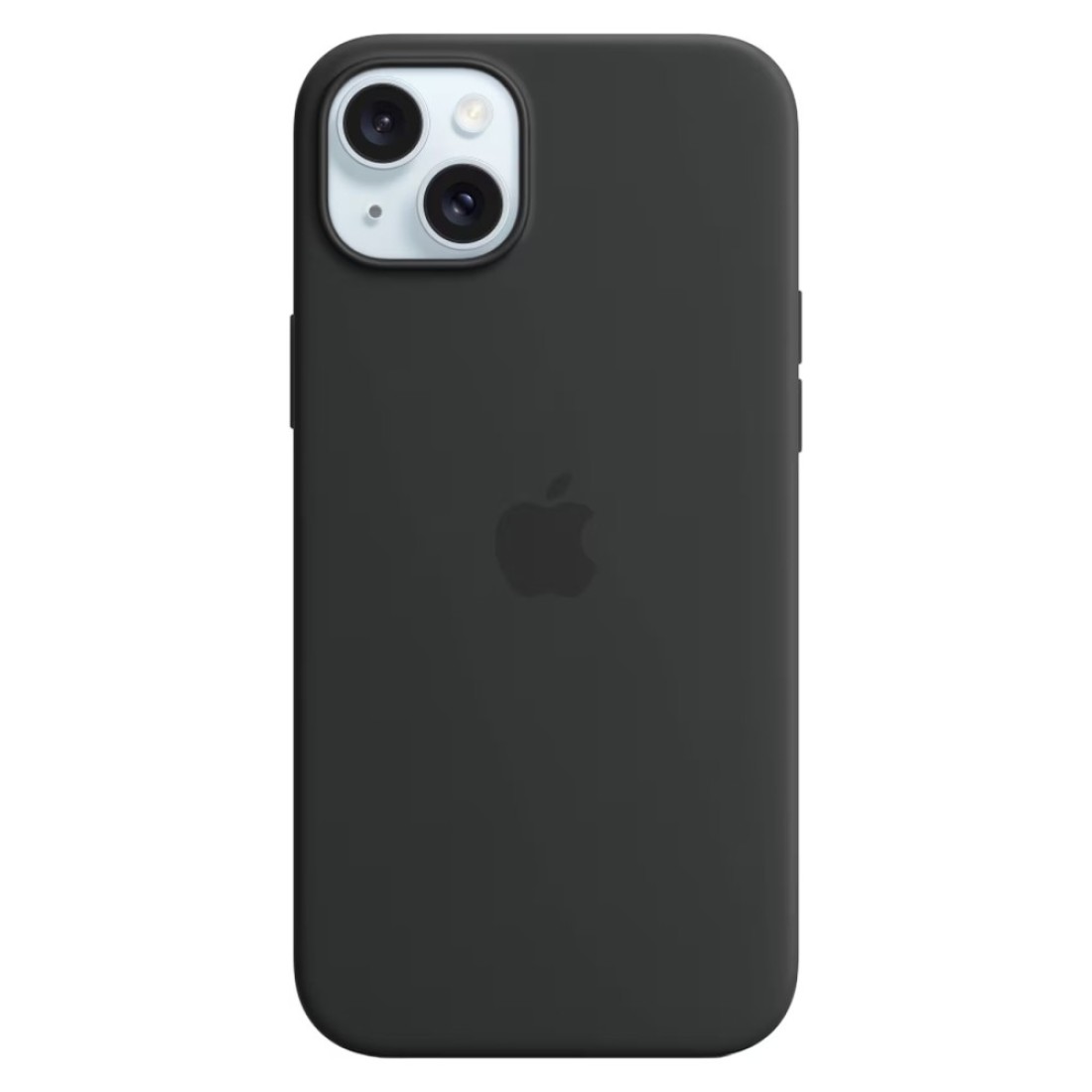 Apple Silicone Case Cover With MagSafe For iPhone 15 Plus Black