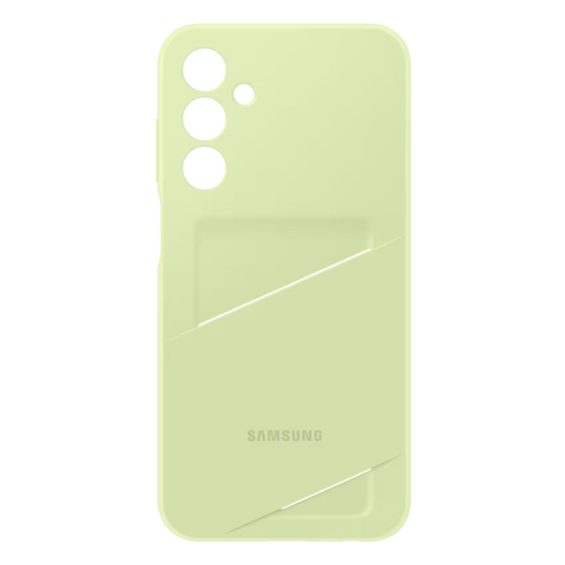 Samsung Case Cover with Card Slot for Galaxy A25 5G Lime