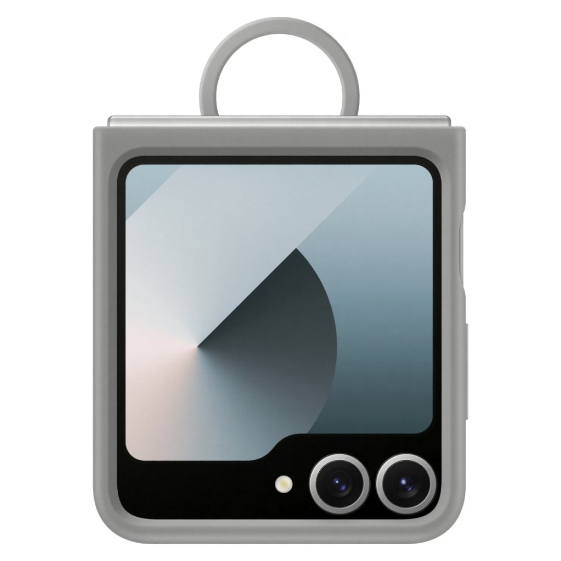 Samsung Silicone Case Cover with Ring for Galaxy Flip6 Grey