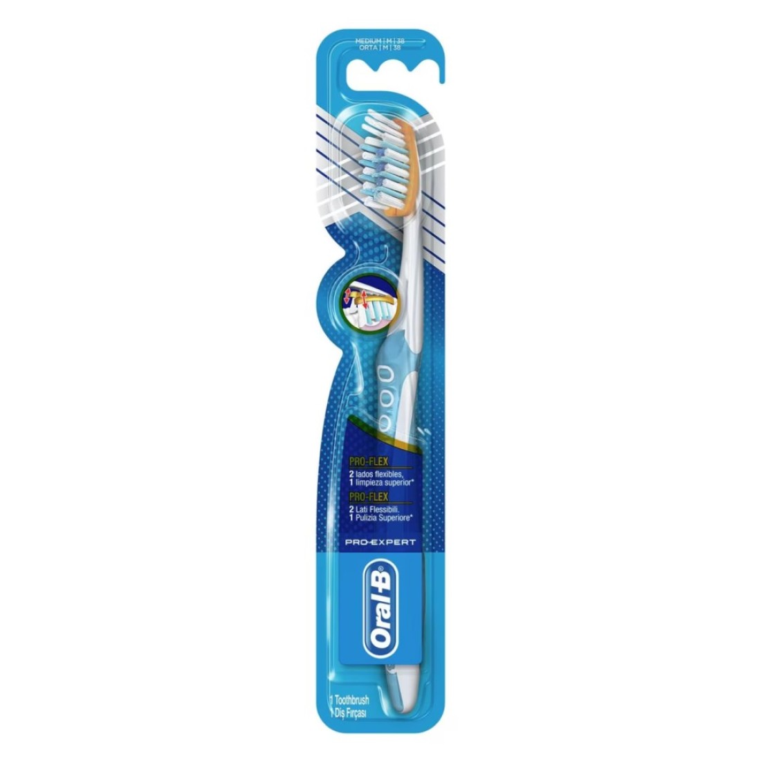 Oral-B Pro-Expert Clinic Line Pro-Flex 38 Medium Manual Toothbrush Blue