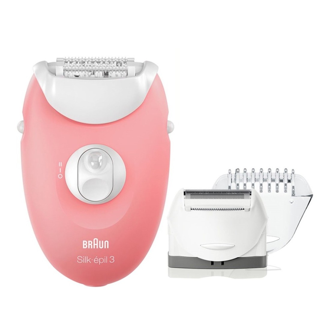Braun Silk Epil 3 Epilator With Body Shaver Head And Trimmer Cap SE 3440 Multicolour