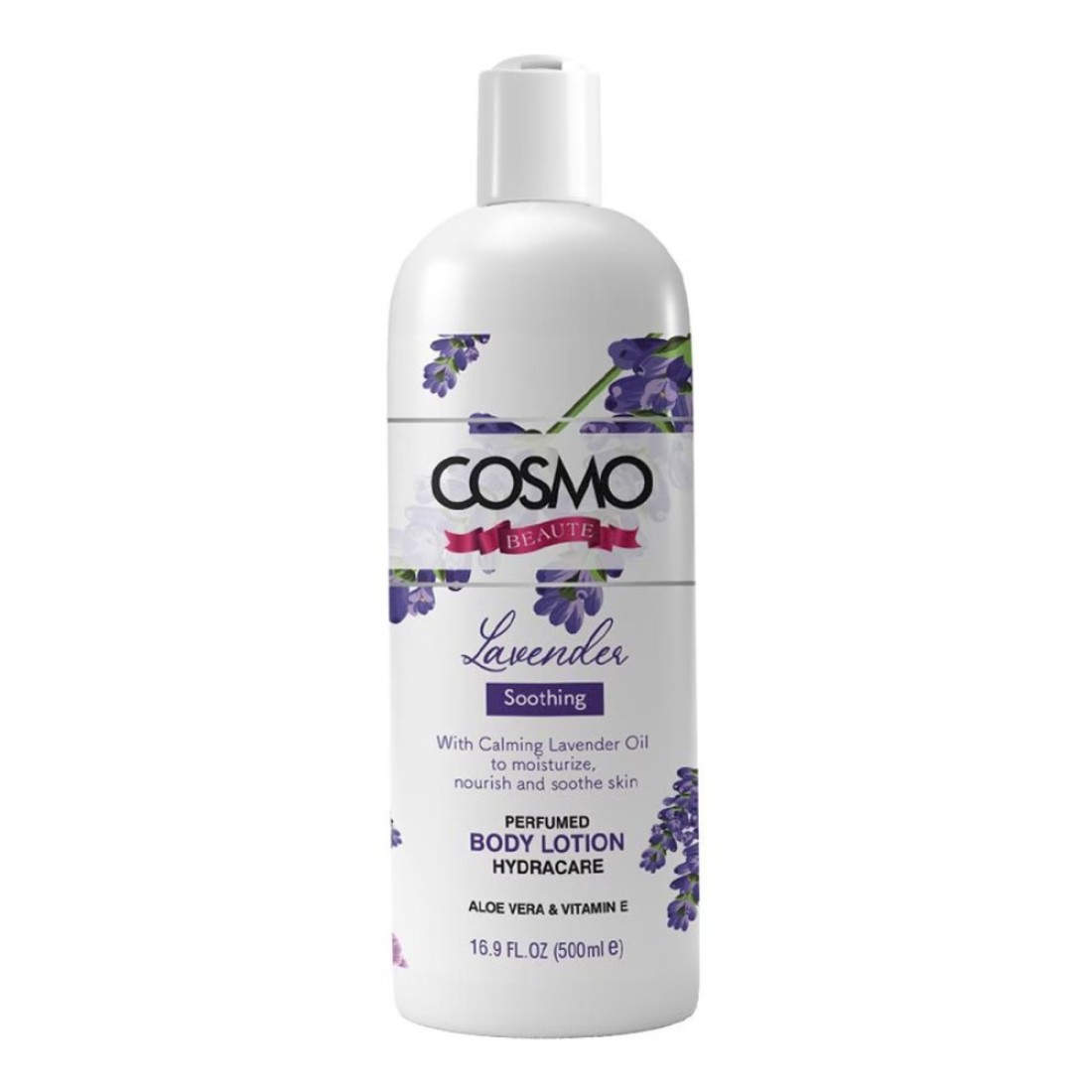 Cosmo Beaute Lavender Soothing Perfumed Body Lotion White 500ml