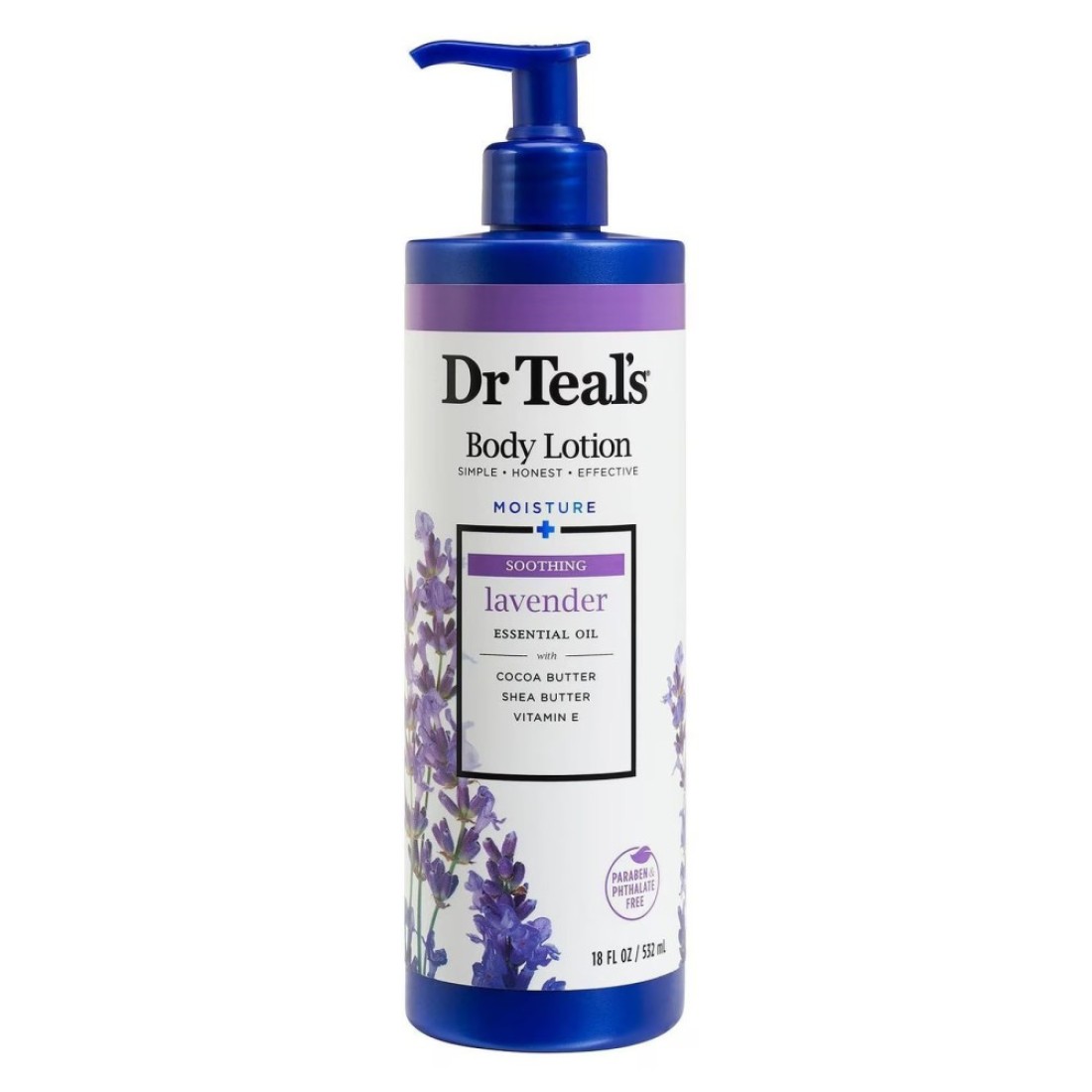 Dr Teal&#39;s Soothing Lavender Body Lotion White 532ml