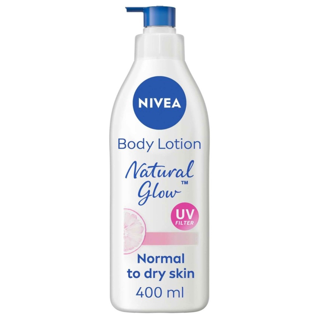 NIVEA Body Lotion, Normal to Dry Skin, Natural Glow, Vitamin C, 400ml