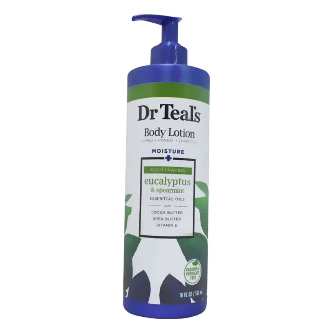 Dr Teal&#39;s Eucalyptus And Spearmint Body Lotion White 532ml