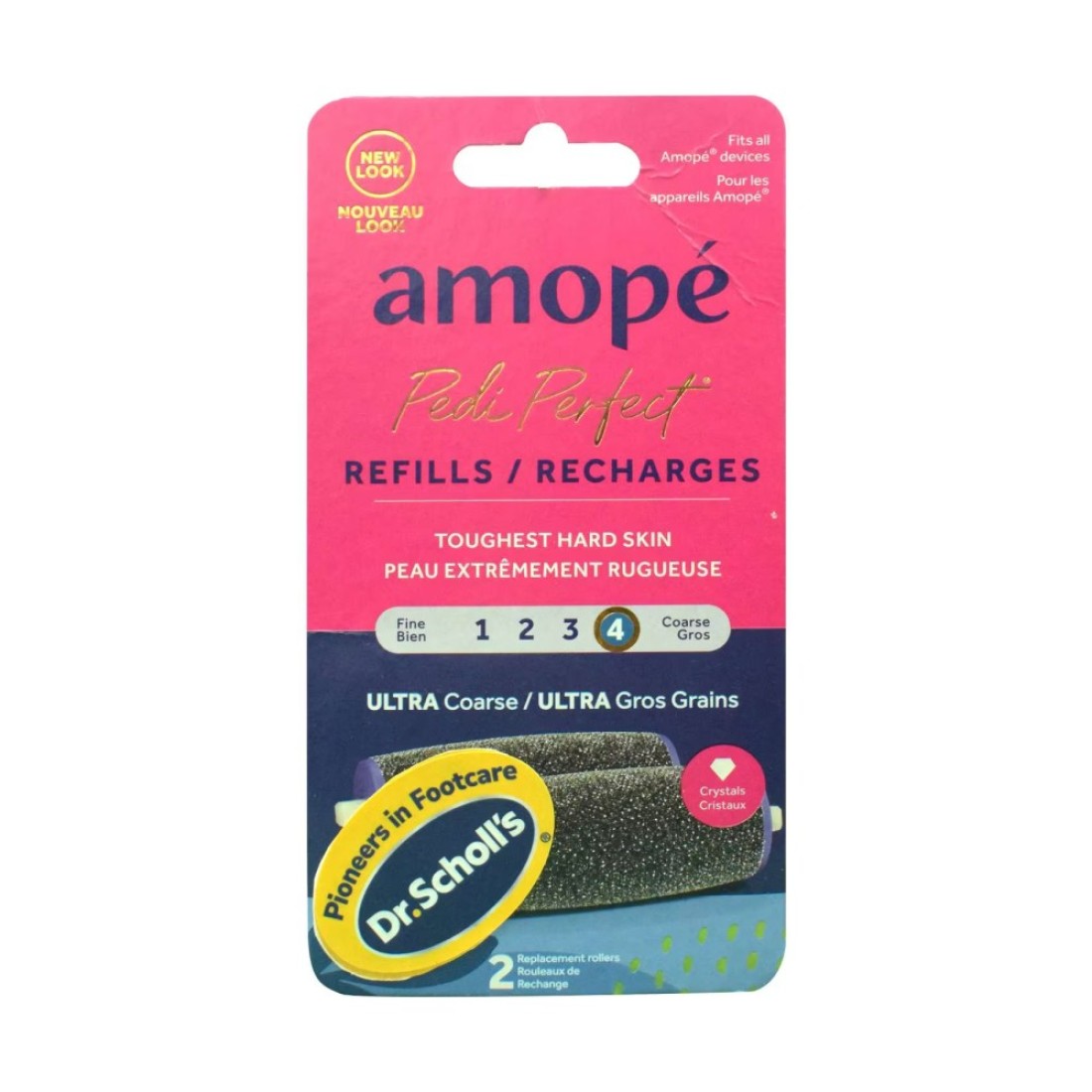 Dr. Scholl&#39;s Amope Pedi Perfect Foot File Coarse Refills 2 Refills