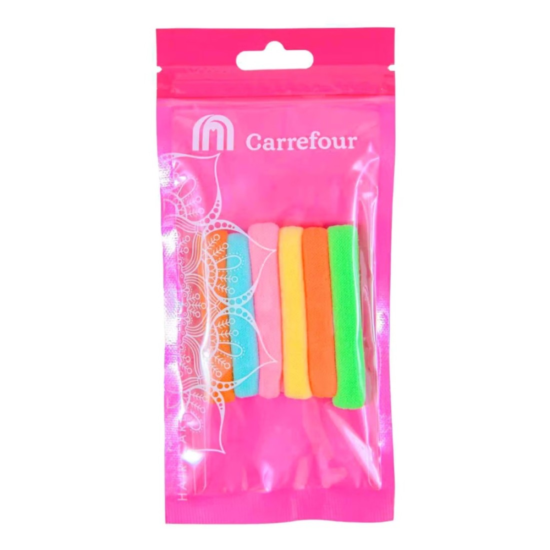 Carrefour Hair Pony Band Multicolour 6 PCS