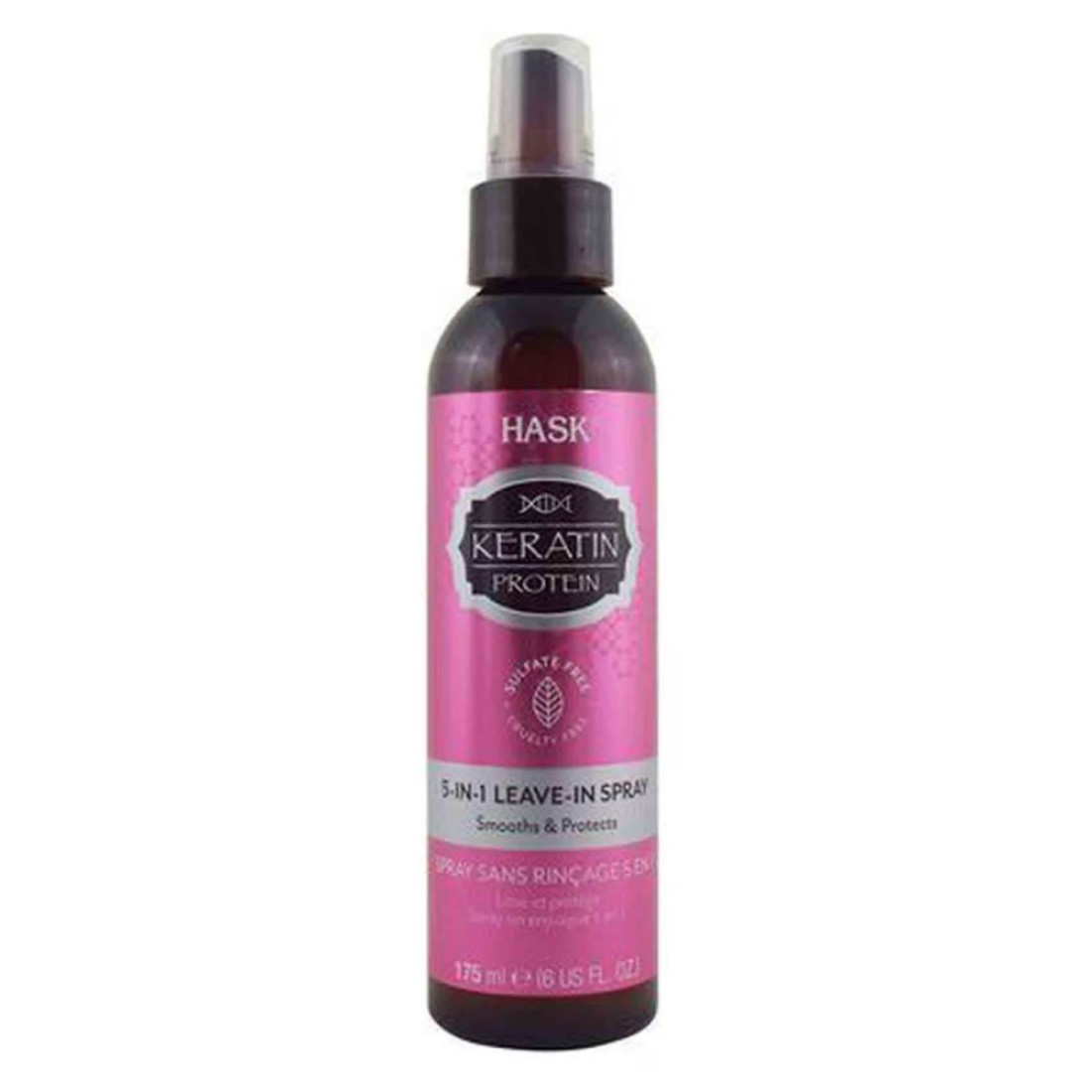 Hask Keratin Protein 5-In-1 Leave-In Spray Black 175ml