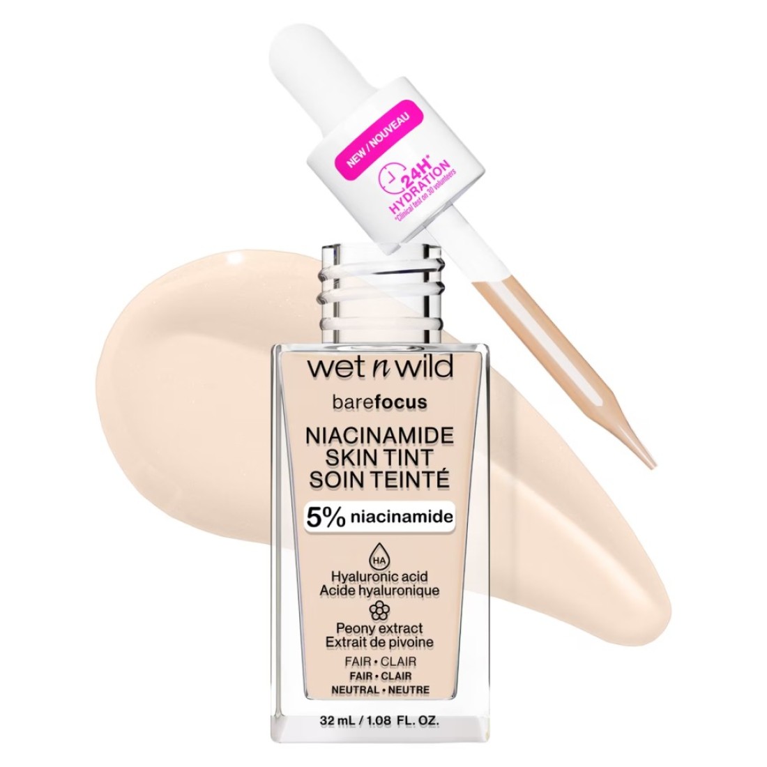 Wet n Wild Bare Focus Niacinamide Skin Tint Fair 32ml