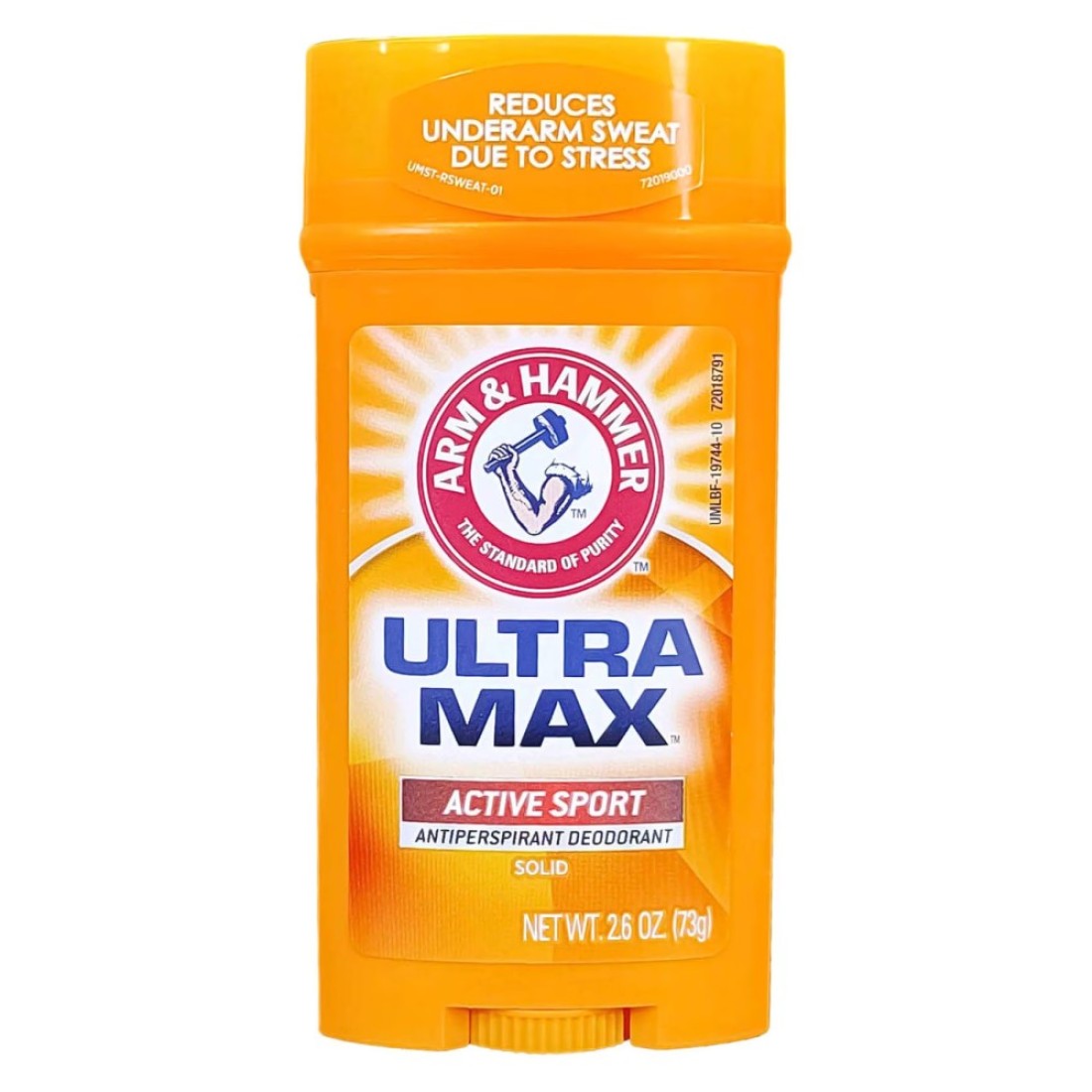 Arm &amp; Hammer Ultra Max Active Sport Solid Antiperspirant Deodorant Stick Clear 73g