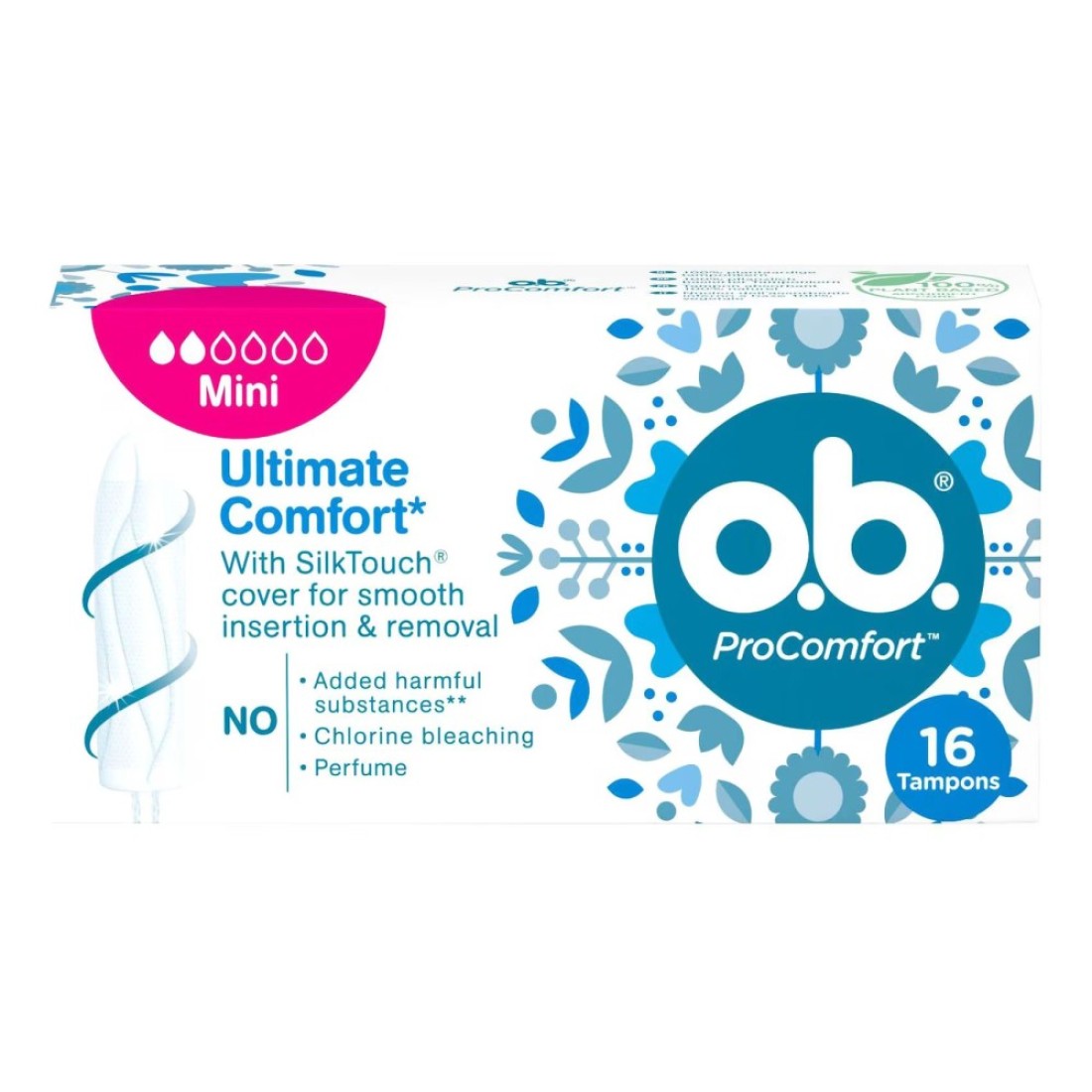 OB ProComfort Mini Tampons 16 tampons