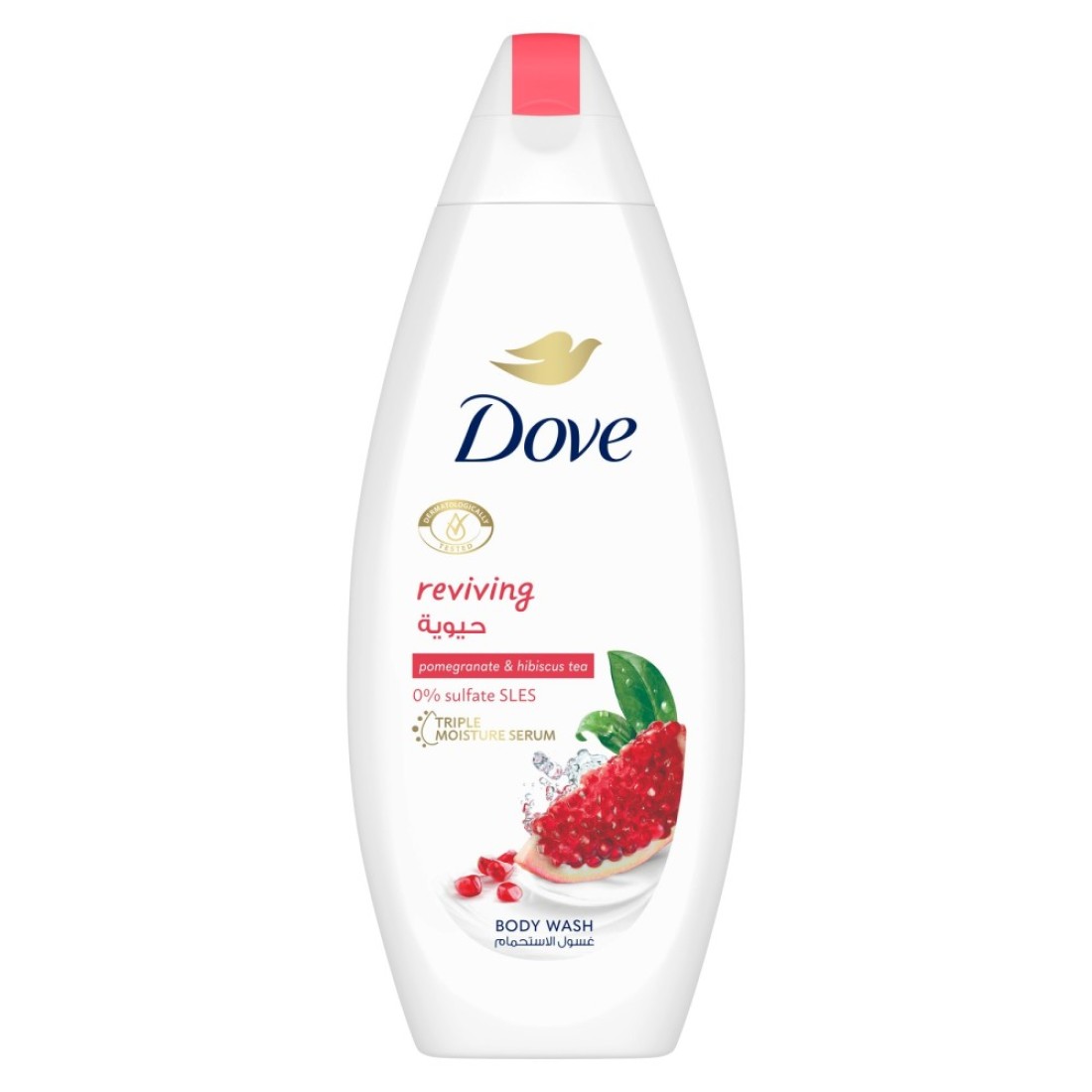 DOVE Go Fresh Reviving Body Wash Pomegranate and Hibiscus Tea 250ml