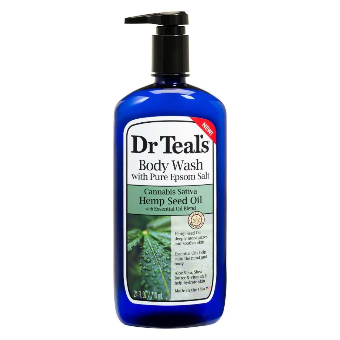 Dr Teal&#39;s Hemp Seed Oil Body Wash 710ml