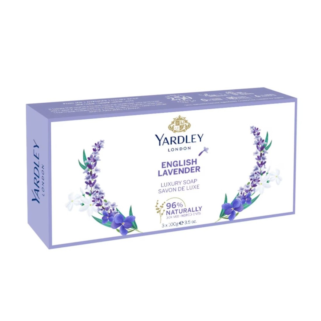 Yardley London English Lavender Luxury Soap 100g Pack of 3