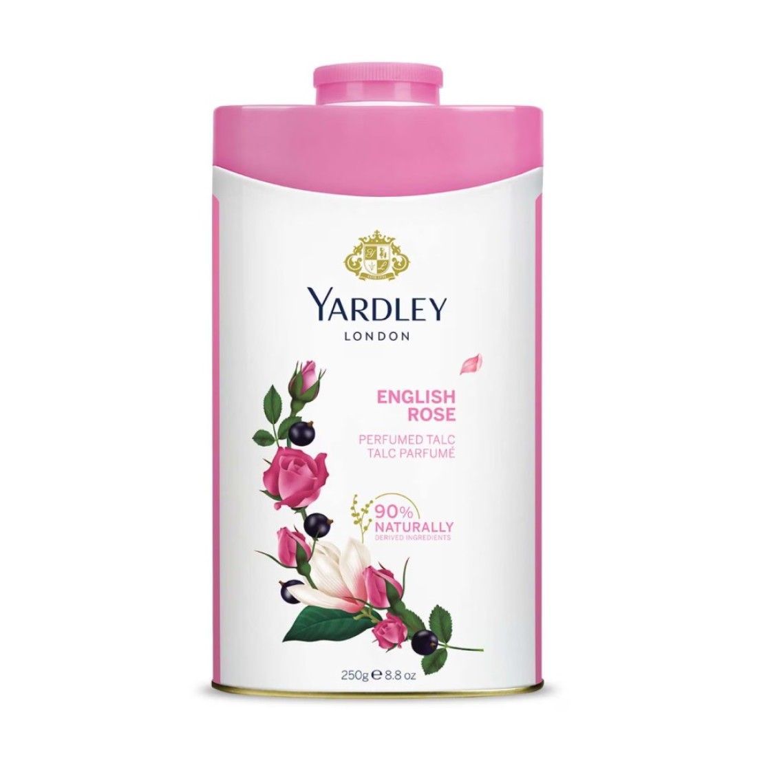 Yardley London English Rose Perfumed Talcum Powder White 250g
