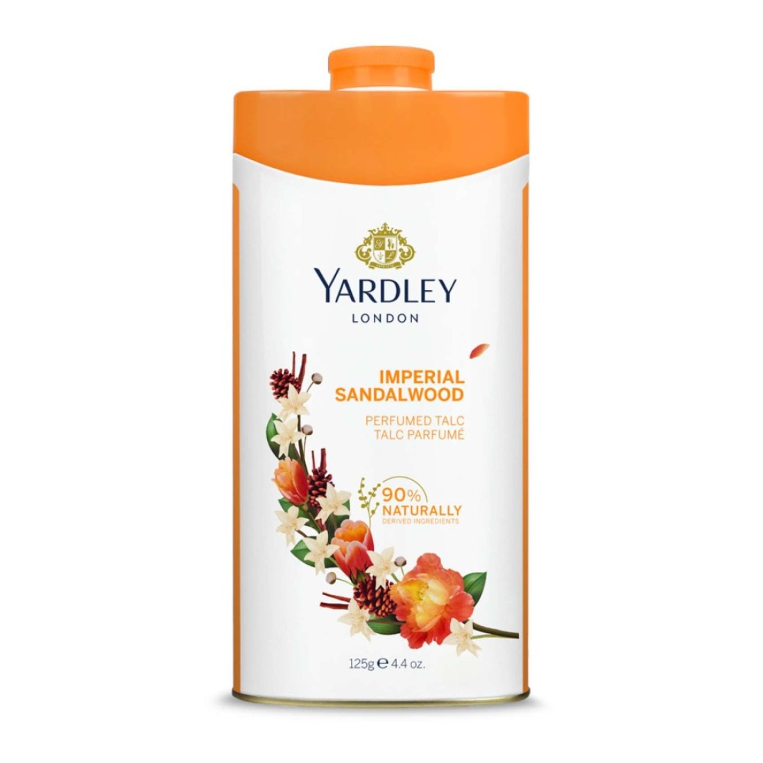 Yardley London Imperial Sandalwood Talcum Powder White 125g