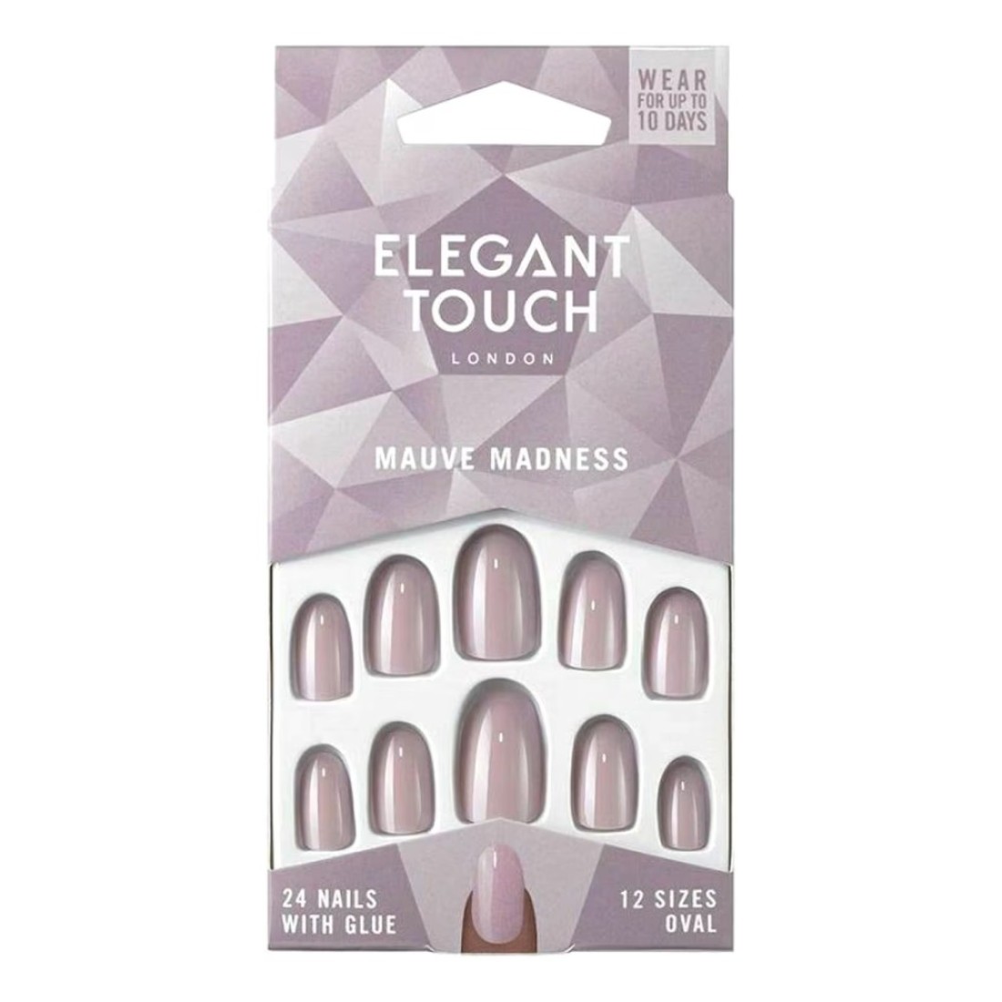 Elegant Touch False Nails Mauve Madness 24 PCS