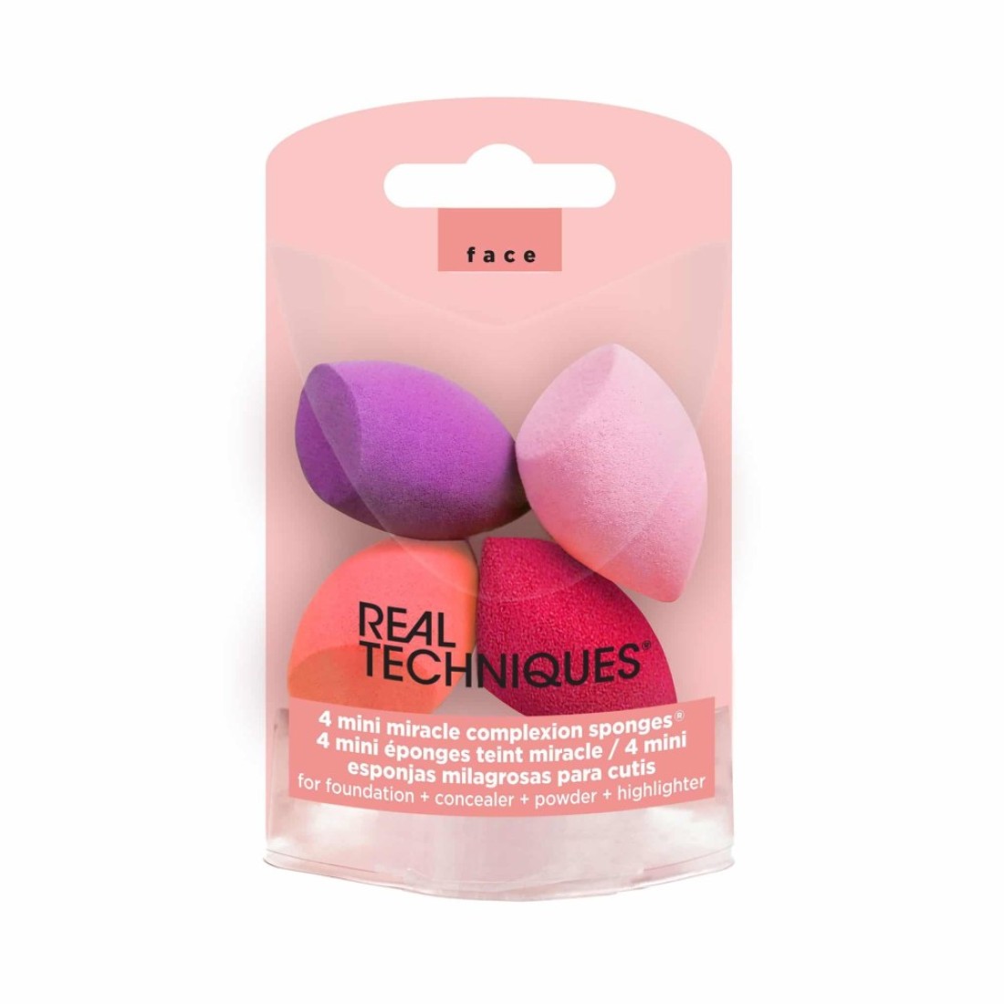 Real Techniques®, Mini Miracle Complexion Sponges, 4 Count