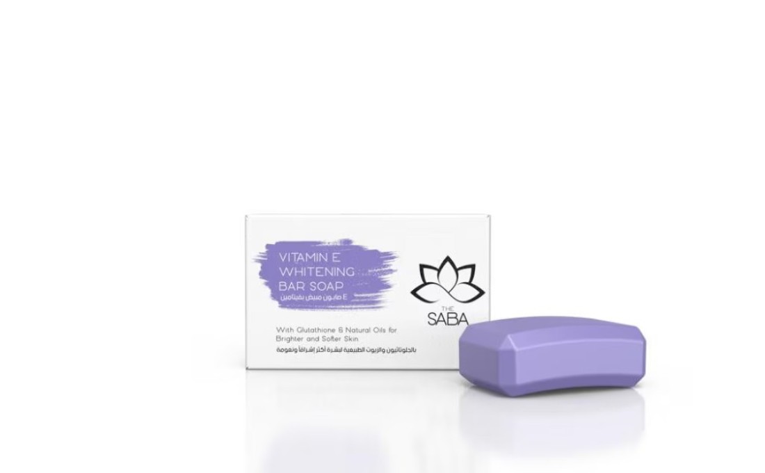 THE SABA VITAMIN E WHITENING BAR SOAP 100G