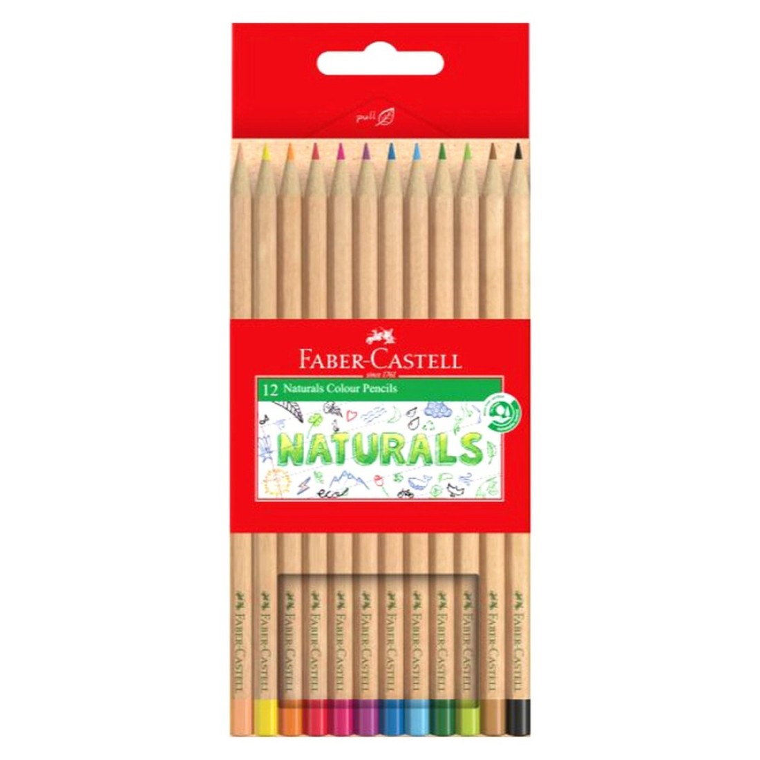 Faber-Castell Naturals Colour Pencils Multicolour 12 PCS