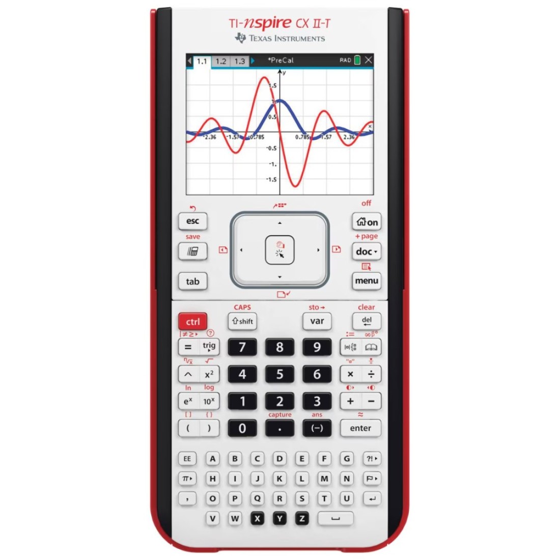 تكساس آلة حاسبة للرسوم البيانية TI NSPIRE CX II T