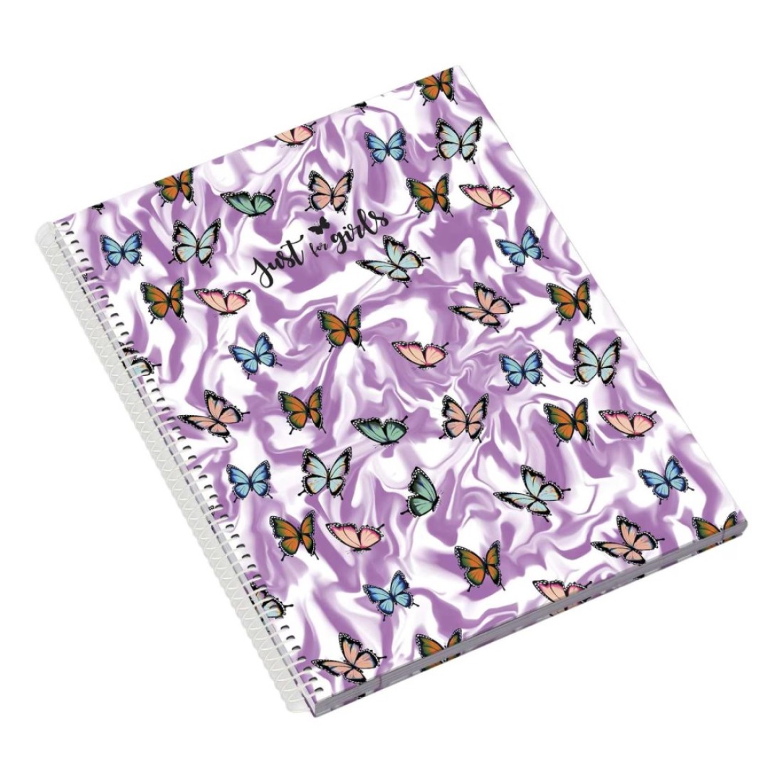 Ambar A4 Just for Girls Butterfly Themed 22 Notebook Purple