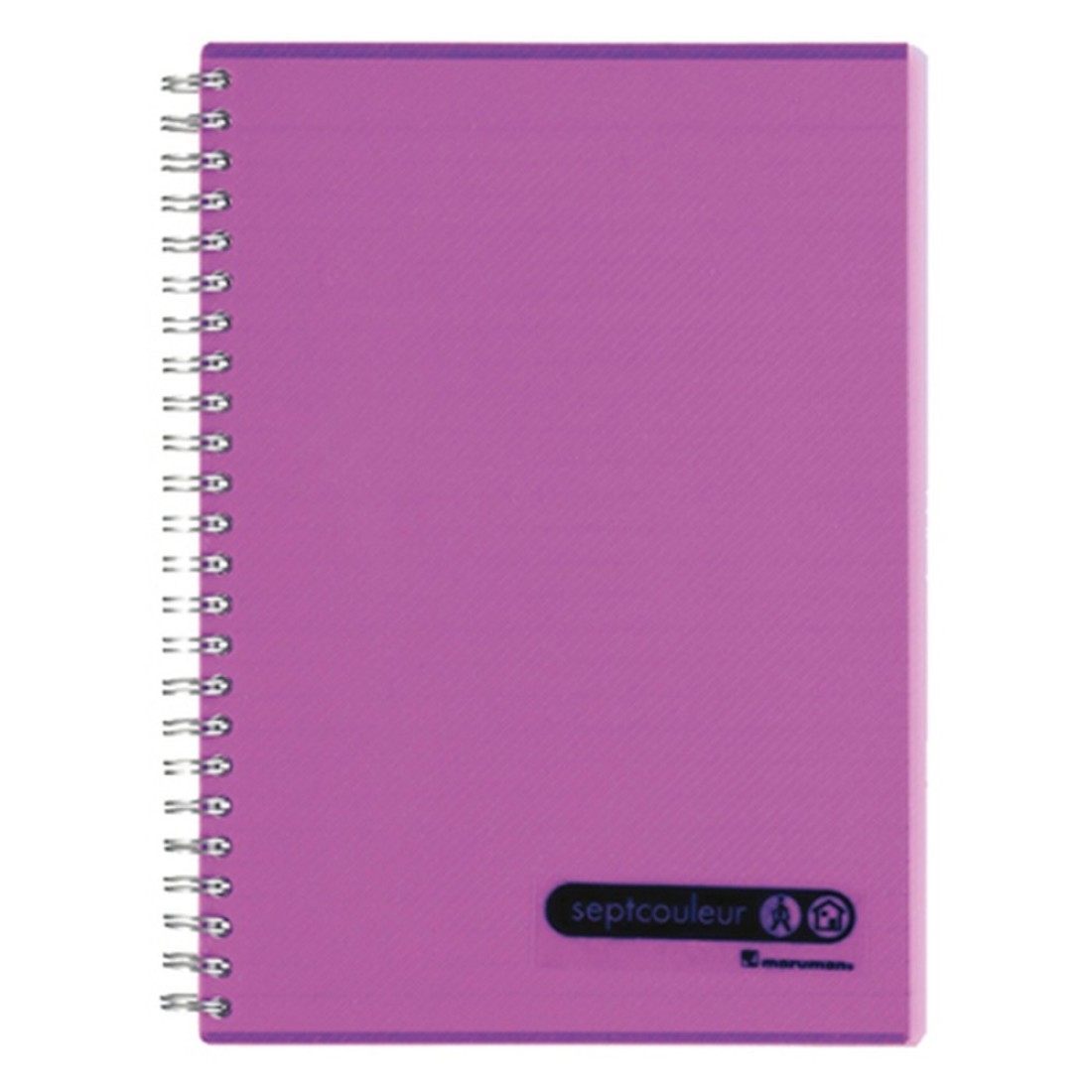 Sept Couleur Notebook Purple B5 80 Sheet