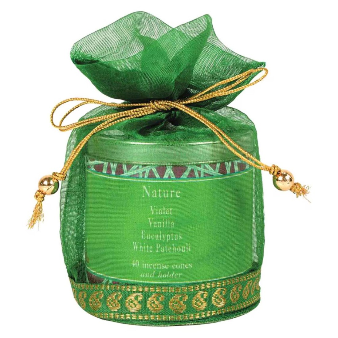 Pure Nature Incense Cones And Holder 40 Cones