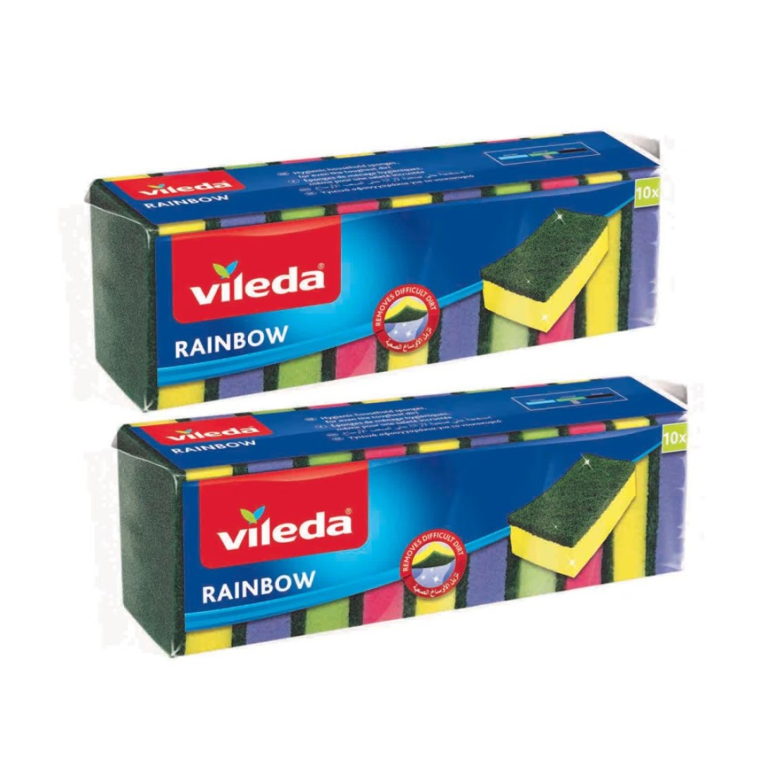 Vileda Rainbow Scourer 10 PCS