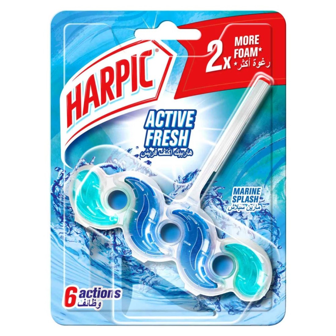 Harpic Toilet Block Active Fresh Marine Splash 35g