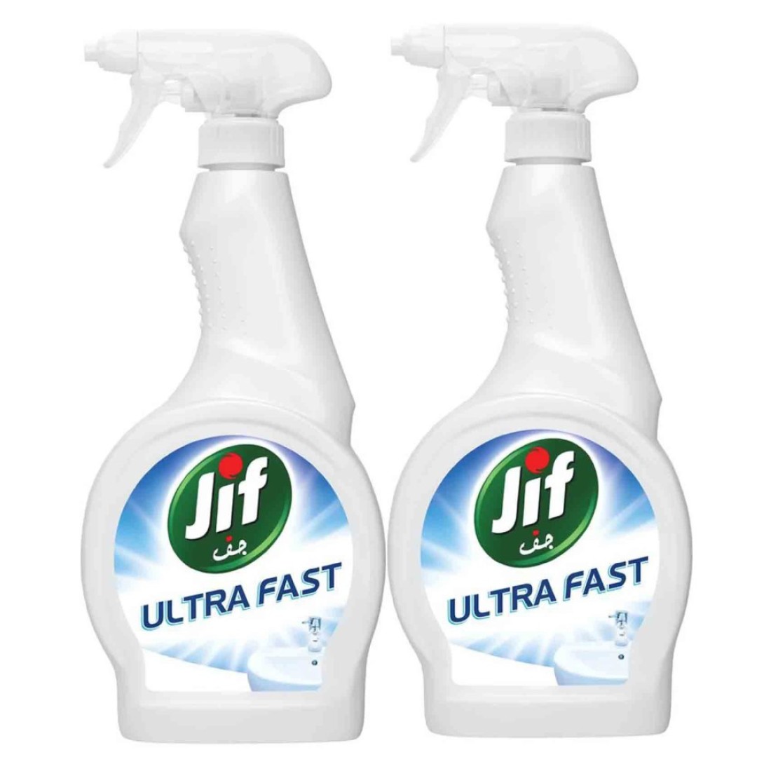 Jif Ultrafast Bathroom Cleaner 500ml Pack of 2