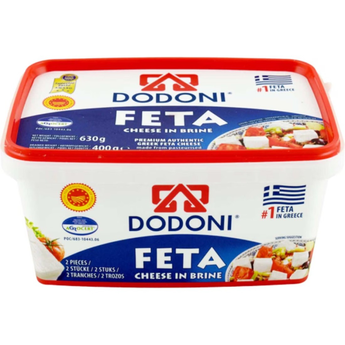 Dodoni Feta Cheese In Brine 400g