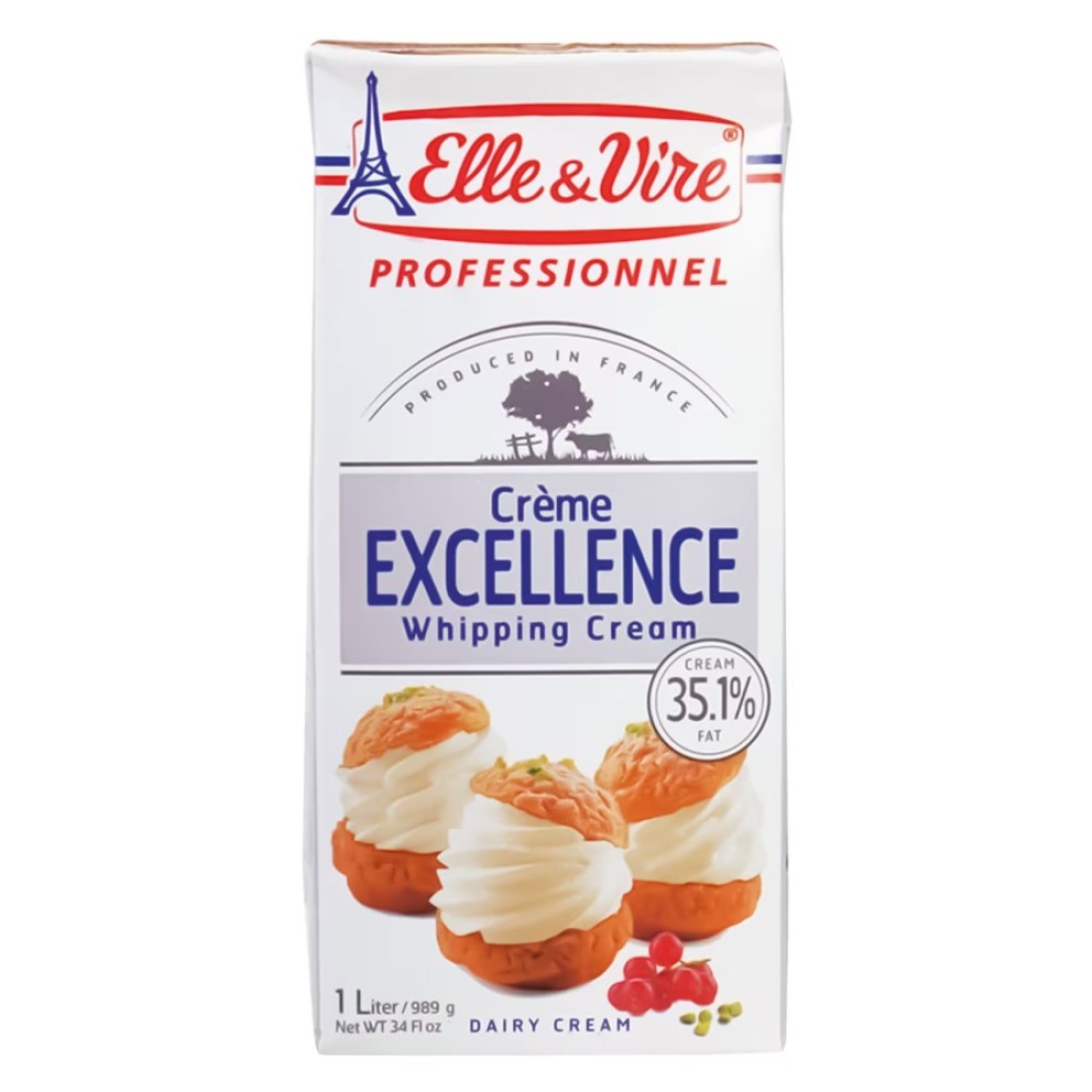 Elle &amp; Vire UHT Excellence Whipping Cream 1L
