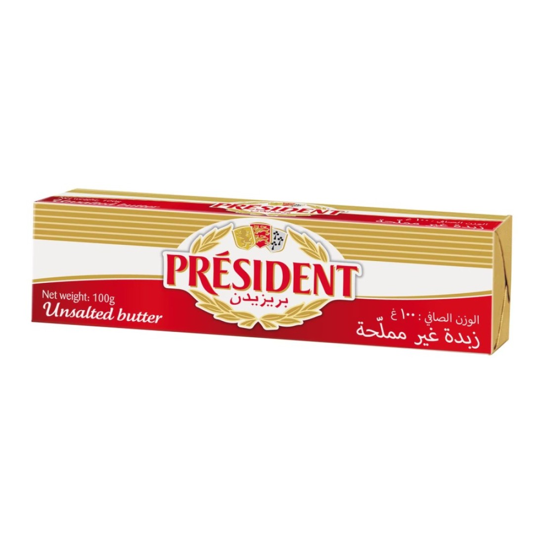 بريزيدن زبدة غير مملحة 100غرام