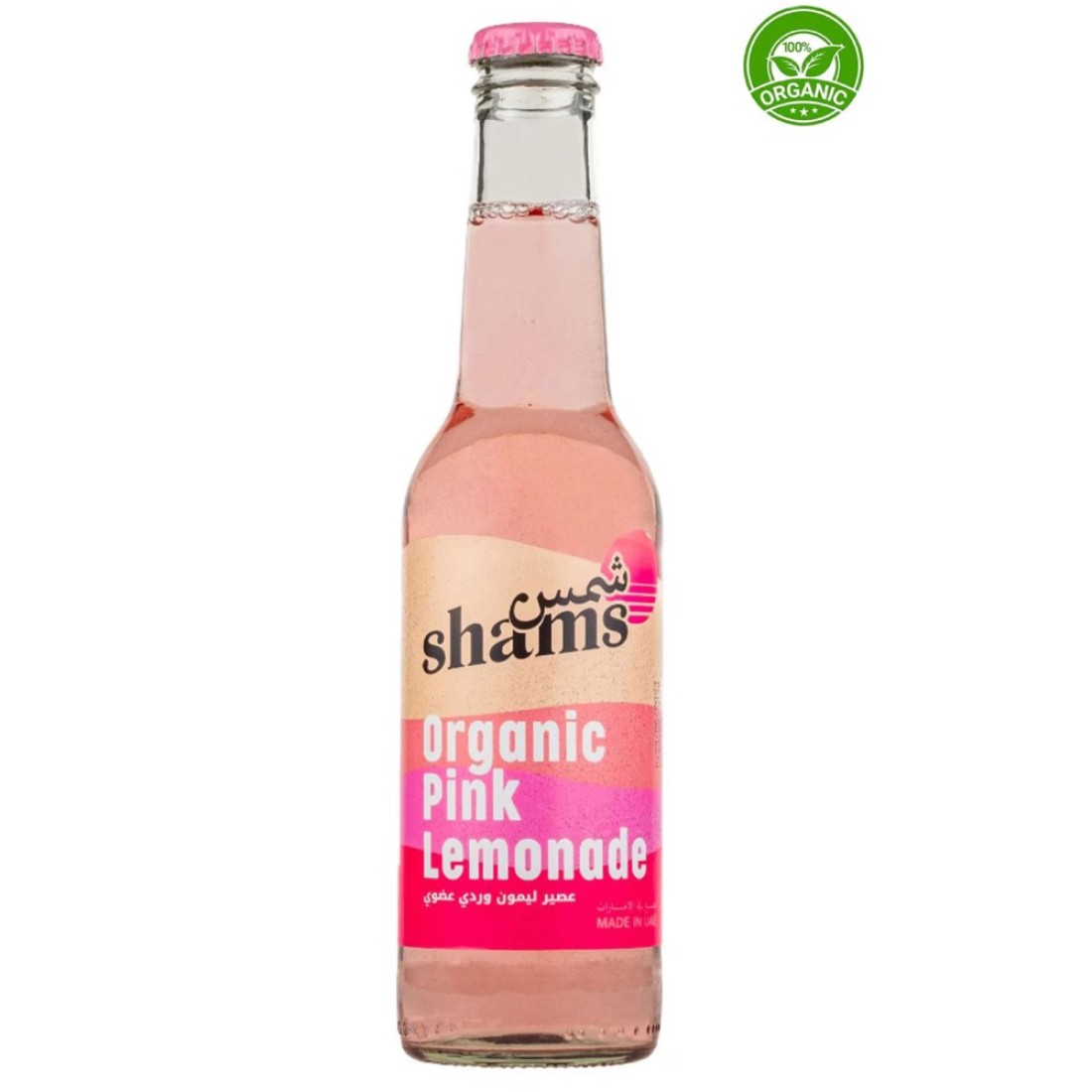 Shams Organic Pink Lemonade 275ml