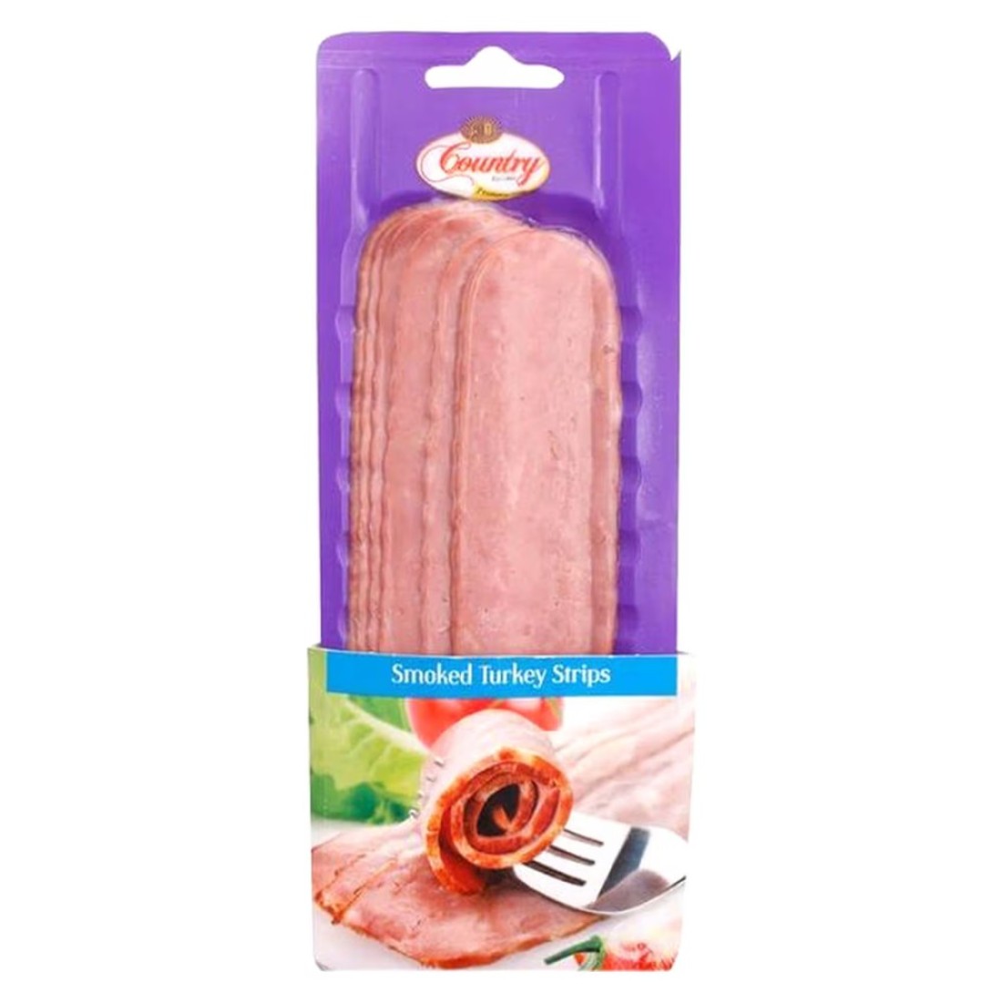 Country Smoked Turkey Strips 100g